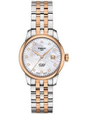 Tissot Le Locle Automatic Lady Mother of Pearl Dial Two Tone Steel Strap Watch For Women - T006.207.22.116.00 Authentic Buy Shop Now