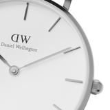 Daniel Wellington Roselyn 3A Petite White Dial Ruby Red NATO Strap Watch For Women - DW00100292 Authentic Buy Shop Now