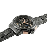 Maserati Successo Solar Black Dial Grey Steel Strap Watch For Men - R8873645001 Authentic Buy Shop Now