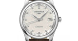 Longines Master Collection Automatic 40mm White Dial Brown Leather Strap Watch for Men - L2.793.4.77.3 Authentic Buy Shop Now