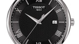 Tissot T Classic Tradition Quartz Black Dial Black Leather Strap Watch For Men - T063.610.16.058.00 Authentic Buy Shop Now