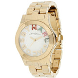 Marc Jacobs Rivera White Dial Gold Steel Strap Watch for Women - MBM3137 Authentic Buy Shop Now