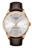 Tissot Chemin Des Tourelles Powermatic 80 Silver Dial Brown Leather Strap Watch For Men - T099.407.36.037.00 Authentic Buy Shop Now