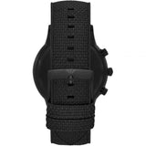 Emporio Armani Renato Chronograph Black Dial Black Nylon Strap Watch For Men - AR11457 Authentic Buy Shop Now