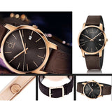 Calvin Klein City Chronograph Brown Dial Brown Leather Strap Watch for Men - K2G2G6G3 Authentic Buy Shop Now