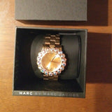 Marc Jacobs Amy Rose Gold Dial Rose Gold Steel Strap Watch for Women - MBM3223 Authentic Buy Shop Now