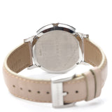 Burberry The City Silver Dial Beige Leather Strap Unisex Watch - BU9010 Authentic Buy Shop Now