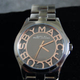 Marc Jacobs Henry Skeleton Black Dial Black Steel Strap Watch for Women - MBM3254 Authentic Buy Shop Now