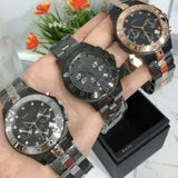 Marc Jacobs Blade Chronograph Black Dial Black Steel Strap Watch for Women - MBM3103 Authentic Buy Shop Now