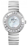 Swarovski Lovely Crystal Mother of Pearl Dial Silver Steel Strap Watch for Women - 1160307 Authentic Buy Shop Now