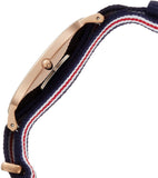 Daniel Wellington Classic Canterbury White Dial Two Tone Nylon Strap Watch For Men - DW00100002 Authentic Buy Shop Now