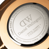 Daniel Wellington Classic York White Dial Brown Leather Strap Watch For Women - DW00100038 Authentic Buy Shop Now