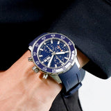 IWC Aquatimer Chronograph Blue Dial Blue Rubber Strap Watch for Men - IW376711 Authentic Buy Shop Now
