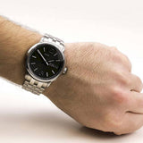 Marc Jacobs Fergus Black Dial Silver Steel Strap Watch for Men - MBM5075 Authentic Buy Shop Now