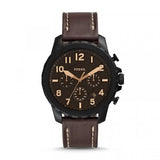 Fossil Bowman Chronograph Brown Dial Brown Leather Strap Watch for Men - FS5601 Authentic Buy Shop Now