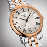 Tissot Carson Premium Lady Silver Dial Two Tone Steel Strap Watch For Women - T122.210.22.033.01 Authentic Buy Shop Now