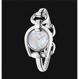Gucci Horsebit Collection Diamonds Mother of Pearl Dial Silver Steel Strap Watch For Women - YA139506 Authentic Buy Shop Now