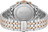 Hugo Boss Associate Chronograph Black Dial Two Tone Steel Strap Watch for Men - 1513840 Authentic Buy Shop Now