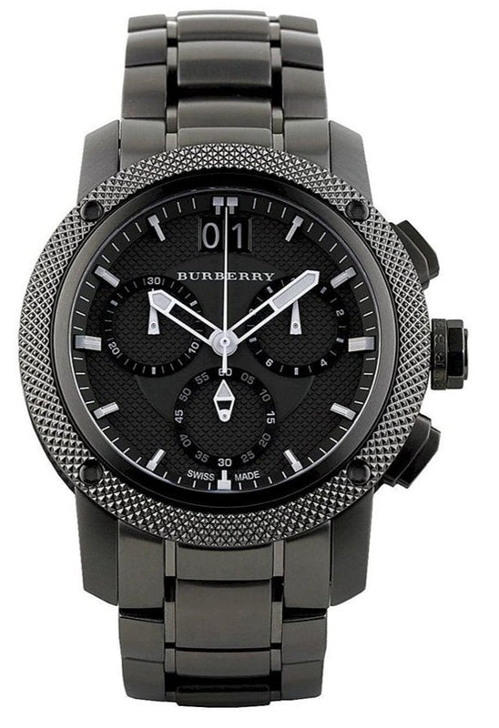 Burberry Chrono Sport Brown Dial Brown Steel Strap Watch for Men - BU7716 Authentic Buy Shop Now