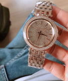 Michael Kors Darci Rose Gold Dial Rose Gold Steel Strap Watch for Women - MK3439 Authentic Buy Shop Now