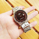 Tissot Luxury Powermatic 80 Brown Dial Silver Steel Strap Watch For Men - T086.407.11.291.00 Authentic Buy Shop Now