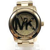 Michael Kors Runway Gold Dial Gold Steel Strap Watch for Women - MK5706 Authentic Buy Shop Now