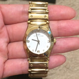 Marc Jacobs Amy White Dial Gold Steel Strap Watch for Women - MBM8519 Authentic Buy Shop Now