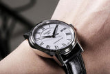 Tissot Carson Powermatic 80 White Dial Black Leather Strap Watch For Men - T085.407.16.013.00 Authentic Buy Shop Now