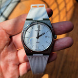 Tissot PRX 40 White Dial White Rubber Strap Watch For Men - T137.410.17.011.00 Authentic Buy Shop Now