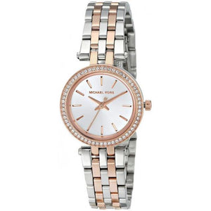 Michael Kors Darci Silver Dial Two Tone Steel Strap Watch for Women - MK3298 Authentic Buy Shop Now