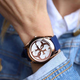 Guess G Twist White Dial Blue Silicone Strap Watch For Women - W0911L6 Authentic Buy Shop Now