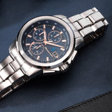 Maserati Successo 44mm Solar Blue Stainless Steel Watch For Men - R8873645004 Authentic Buy Shop Now