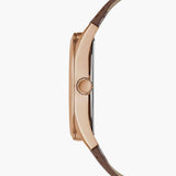 Guess Tailor Analog Blue Dial Brown Leather Strap Watch for Men - GW0389G3 Authentic Buy Shop Now