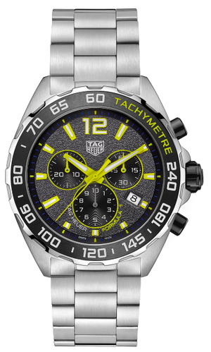 Tag Heuer Formula 1 Chronograph Grey Dial Silver Steel Strap Watch for Men - CAZ101AG.BA0842 Authentic Buy Shop Now
