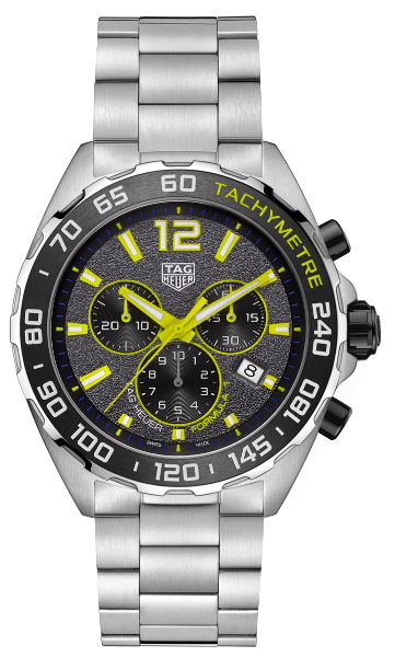Tag Heuer Formula 1 Chronograph Grey Dial Silver Steel Strap Watch for Men - CAZ101AG.BA0842 Authentic Buy Shop Now