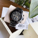 Michael Kors Bayville Chronograph Black Dial Black Steel Strap Watch For Men - MK8750 Authentic Buy Shop Now