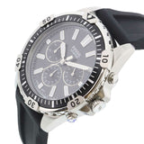 Fossil Garrett Chronograph Black Dial Black Rubber Strap Watch for Men - FS5624 Authentic Buy Shop Now
