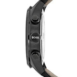 Hugo Boss Grand Prix Black Dial Black Leather Strap Watch for Men - 1513474 Authentic Buy Shop Now