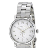 Marc Jacobs Baker White Dial Silver Steel Strap Watch for Women - MBM3246 Authentic Buy Shop Now