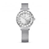 Swarovski Octea Nova Silver Dial Silver Mesh Strap Watch for Women - 5650039 Authentic Buy Shop Now