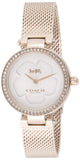 Coach Park Mother of Pearl Dial Rose Gold Mesh Bracelet Watch for Women - 14503511 Authentic Buy Shop Now