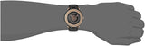 Versace V-Metal Icon Black Dial Black Leather Strap Watch For Men - VQL030015 Authentic Buy Shop Now