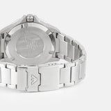 Emporio Armani Three Hand Green Dial Silver Steel Strap Watch For Men - AR11338 Authentic Buy Shop Now