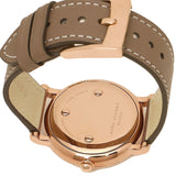 Marc Jacobs Roxy White Dial Cement Brown Leather Strap Watch for Women - MJ1533 Authentic Buy Shop Now