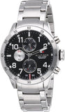 Tommy Hilfiger Cool Sport Multifunction Black Dial Silver Steel Strap Watch for Men - 1791141 Authentic Buy Shop Now