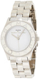 Marc Jacobs Blade White Dial Silver Steel Strap Watch for Women - MBM3048 Authentic Buy Shop Now