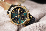 Guess Solstice Green Dial Black Rubber Strap Watch for Women - GW0113L1 Authentic Buy Shop Now