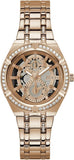 Guess Allara Quartz Rose Gold Dial Rose Gold Steel Strap Watch For Women - GW0604L3 Authentic Buy Shop Now