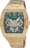 Guess Phoenix Multi Function Green Dial Gold Steel Strap Watch for Men - GW0456G3 Authentic Buy Shop Now