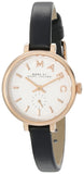 Marc Jacobs Sally White Dial Black Leather Strap Watch for Women - MBM1352 Authentic Buy Shop Now
